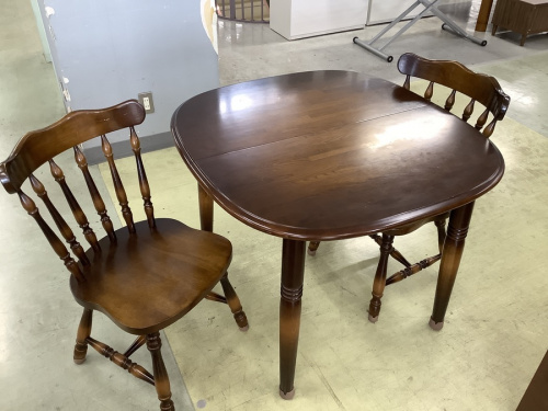 ダイニング3点セットの飛騨産業