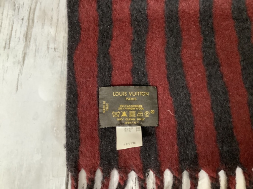 カシミヤストールのLOUIS VUITTON