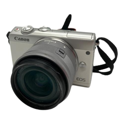 【新品】キヤノン　EOS M100 ダブルズームキット グレー Canon（キヤノン）EOS M100 ダブルズームキット ミラーレス一眼