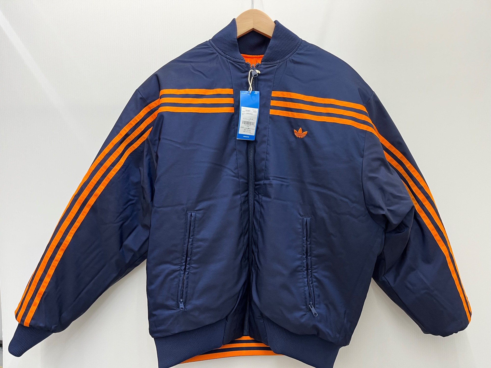 アディダス　リバーシブル　オーバーサイズ　ボンバージャケット レディース 70S リバーシブル オーバーサイズ ボンバー