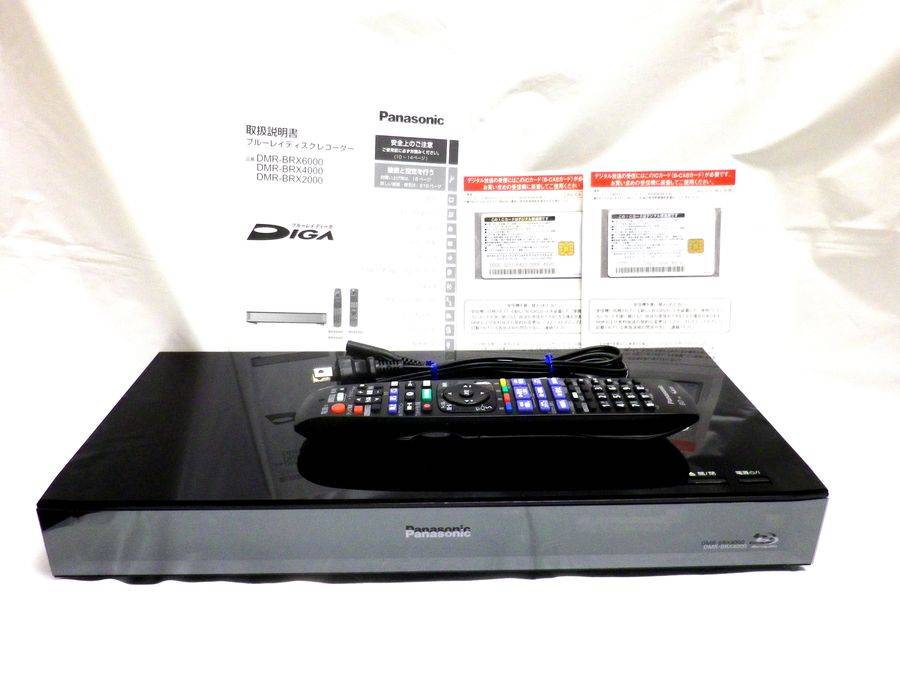 Panasonic Blu-rayﾚｺｰﾀﾞｰ DMR-BRX4000 2015年製 4TB入荷しました