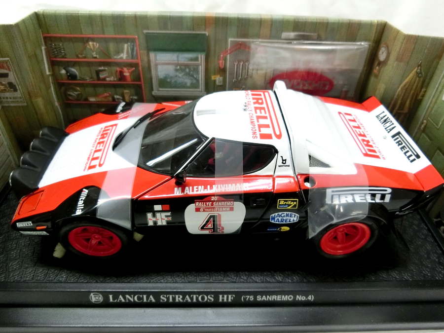 京商1/18 ランチア ストラトス ラリー (ピレリ) '78 サンレモ No
