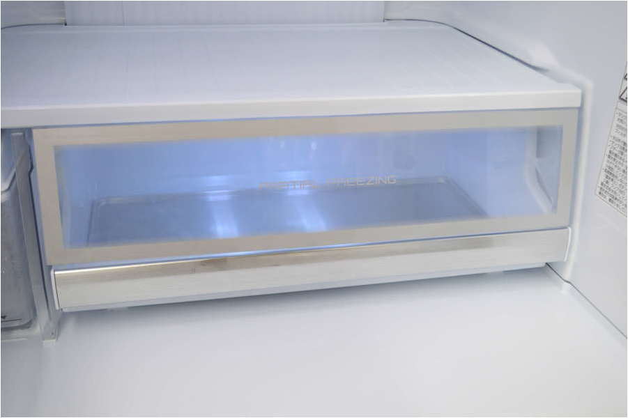 2017年製、Panasonic(パナソニック)の5ドア冷蔵庫（NR-E412PV-N）が