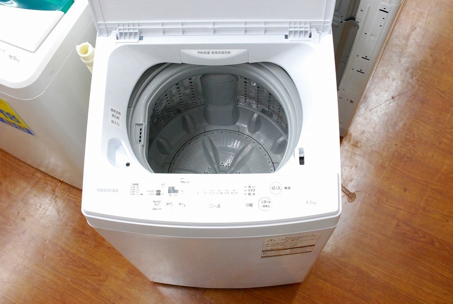 2025年 お歳暮・冬ギフト特集 TOSHIBA(東芝) 最新モデル!全自動洗濯機 4.5kg 2019年製 AW-45M7 洗濯機