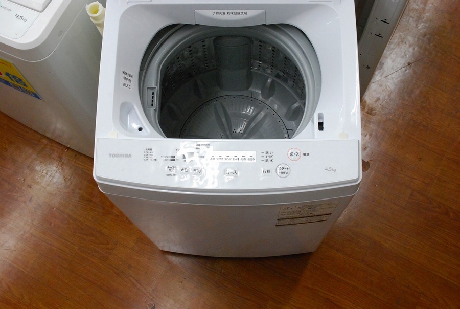 【あすつく】 最新モデル!全自動洗濯機 TOSHIBA(東芝) 4.5kg AW-45M7 2019年製 洗濯機