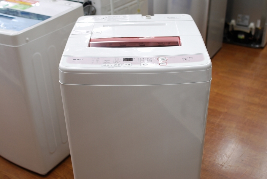 全自動洗濯機 AQUA(アクア) AQW-KS60C 2015年製 6.0kg入荷致しました