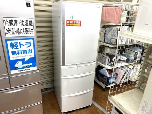 Panasonic 5ドア冷蔵庫 NR-EV41S5-W