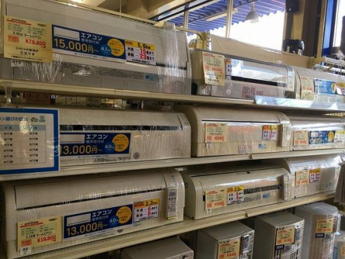 エアコンの扇風機