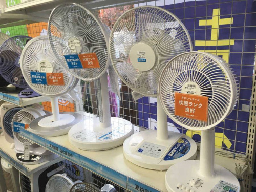 エアコンの扇風機