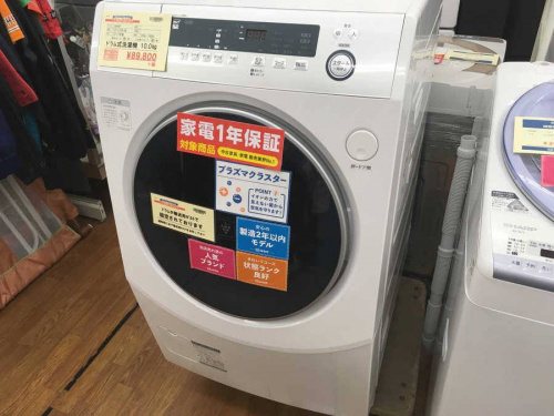 生活家電の洗濯機