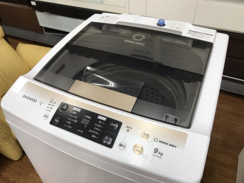 簡易乾燥機能付洗濯機の未使用品