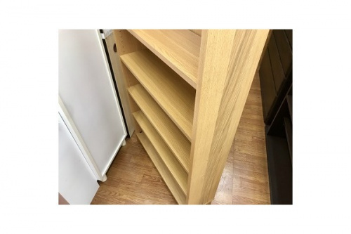 オーク材薄型ラックの無印良品