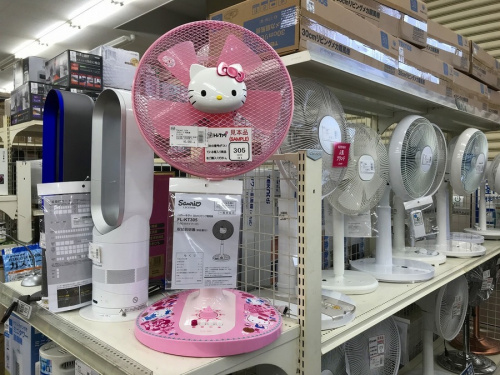季節家電の扇風機