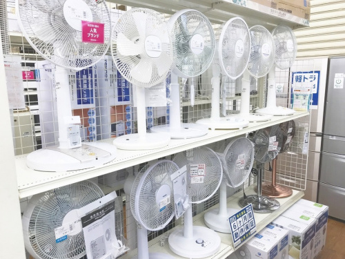 エアコンの扇風機