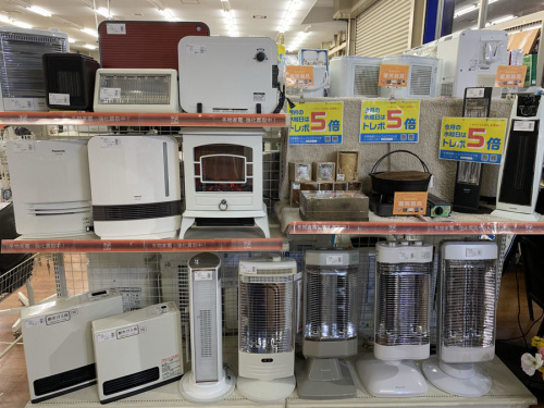 冬物家電のヒーター