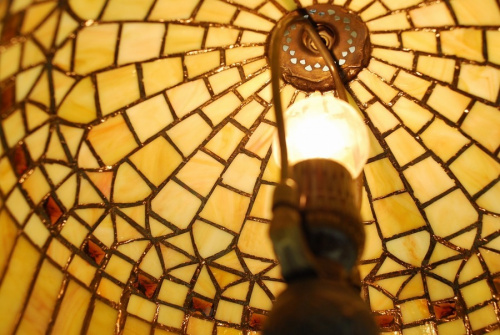 ステンドグラスの照明