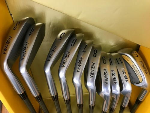 ☆HONMA LB-708 アイアンセット 10本 Honma Lb 708 Iron Set 3-10, 11 Regular Flex Graphite 1081740 Good