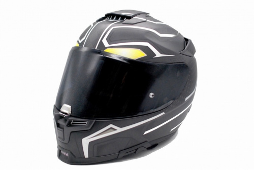 フルフェイスのバイク