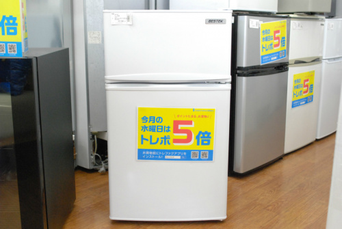 生活家電の冷蔵庫