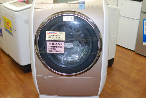 生活家電のドラム式洗濯乾燥機