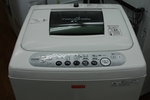 全自動洗濯機 TOSHIBA(東芝) 5.0kg AW-50GGC 2009年製入荷致しました