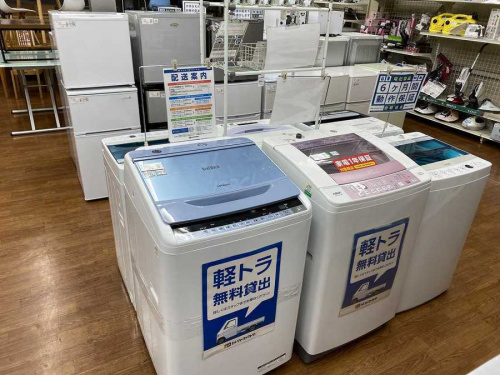生活家電の洗濯機