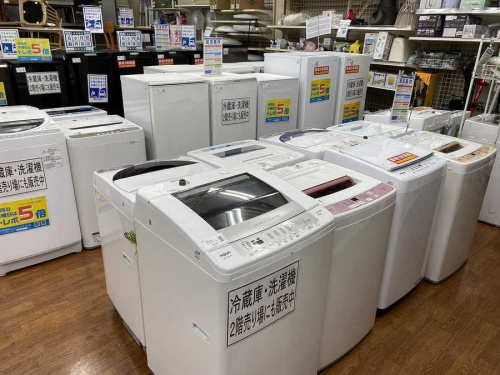 生活家電の洗濯機