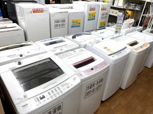 洗濯機の冷蔵庫