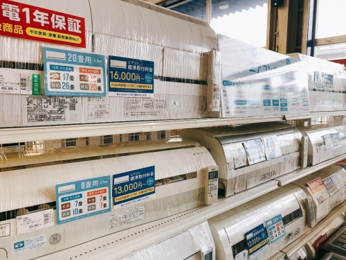 窓用エアコンの中古
