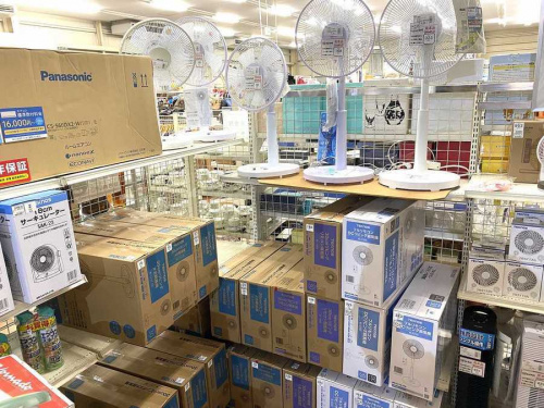 生活家電の扇風機