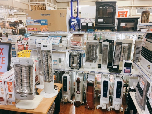 季節家電のファンヒーター