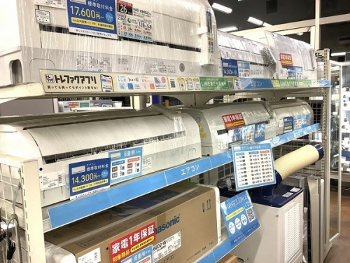 窓枠エアコンの千葉 中古 家電