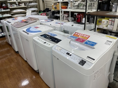 ドラム式洗濯機の6ドア冷蔵庫