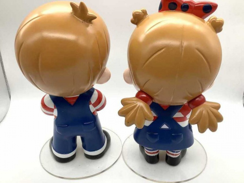 新品未使用 非売品 日世 ニックン セイチャン 人形 2体セット キャラクター 新品未使用 非売品 日世 ニックン セイチャン 人形 2体セット
