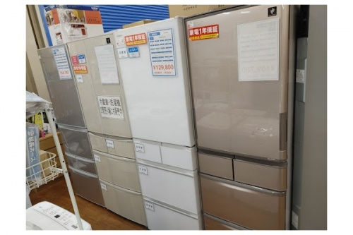 生活家電の冷蔵庫