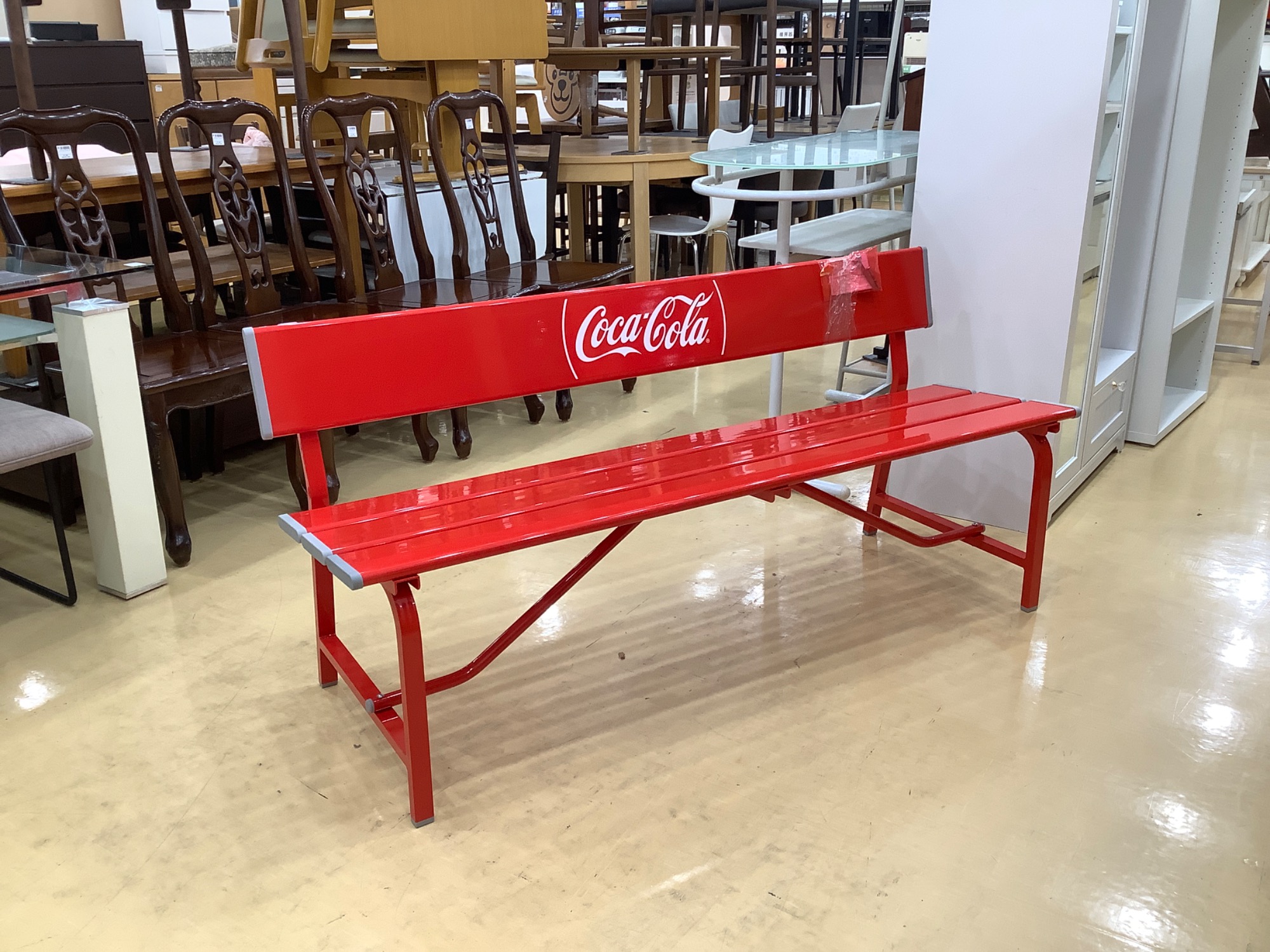 【軽トラック90分無料貸出】Coca Cola（コカコーラ）アルミベンチ Coca Cola (コカ・コーラ) アルミベンチ買取入荷しました！！｜2024年