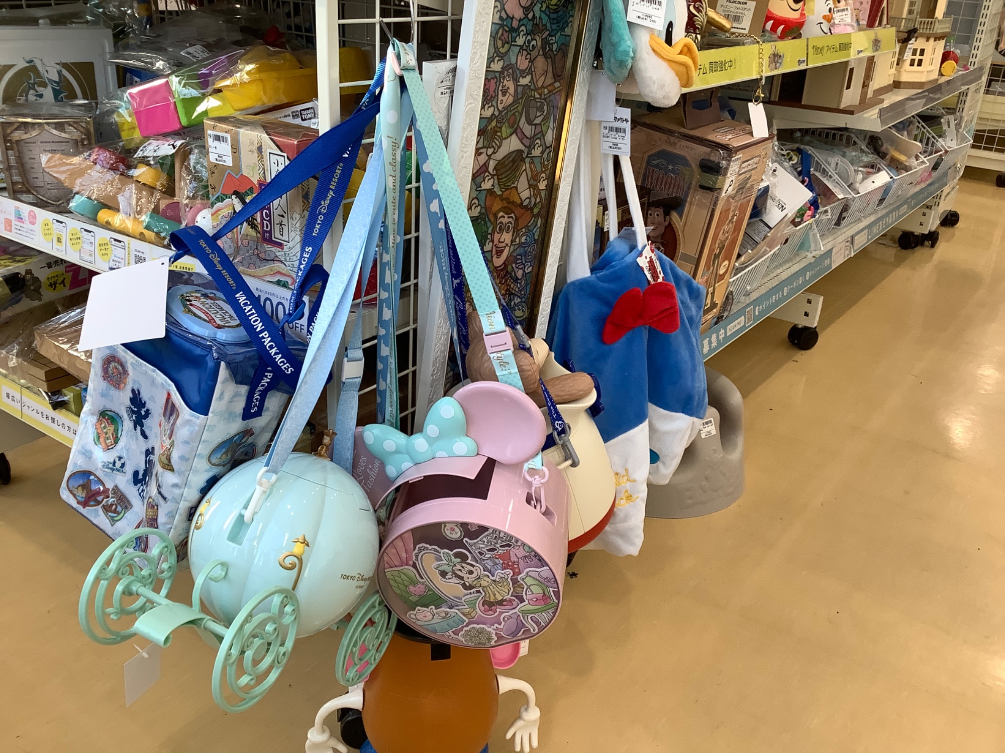 ディズニー】ミニーのファンキャップ（ヒョウ柄）を入荷いたし
