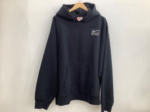 Nike x Stussy プルオーバーパーカー Nike x Stussy Striped Wool Jacket Black SIZE S [ORDER CONFIRMED