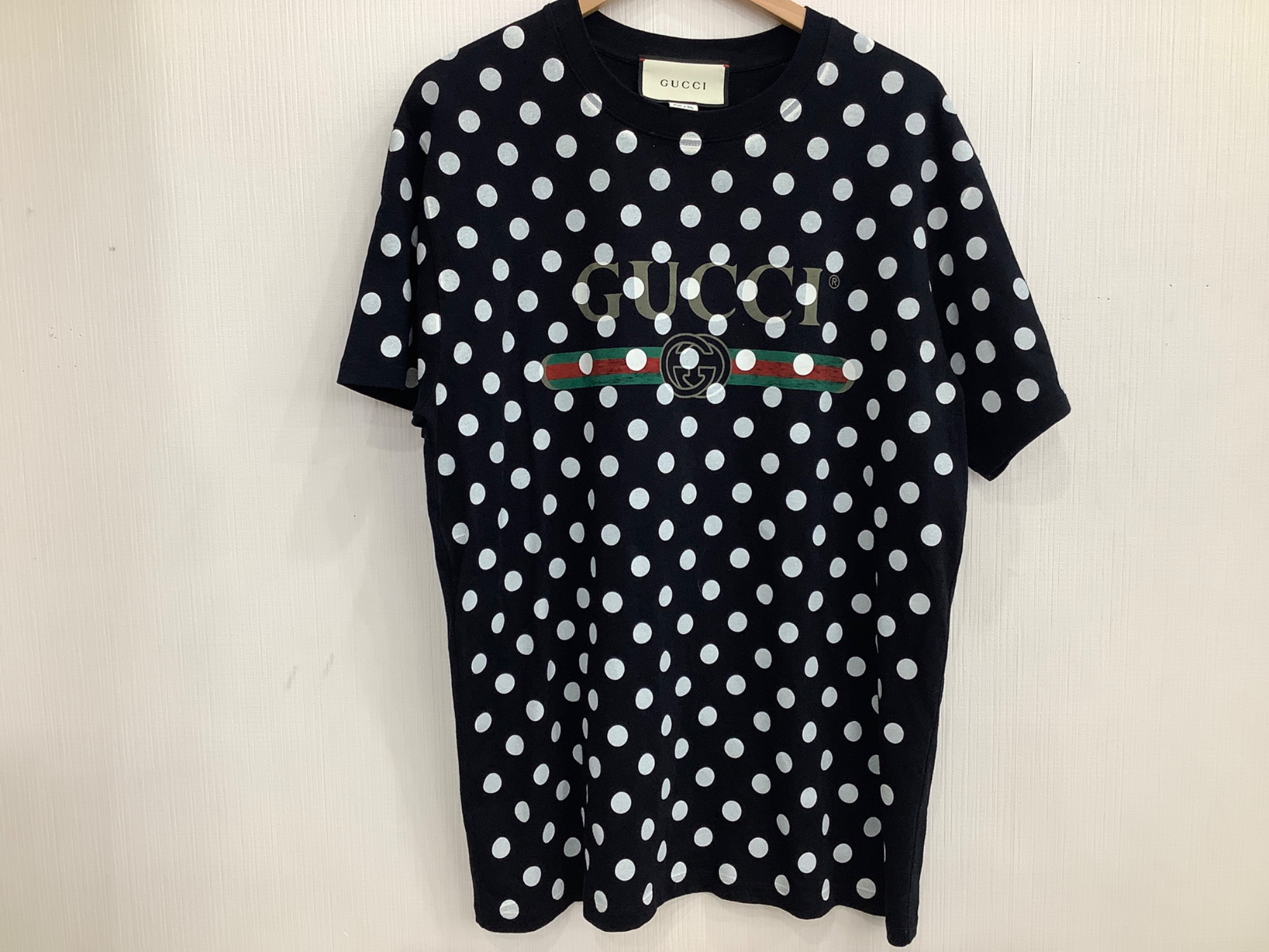 【極美品】GUCCI グッチ ポルカドット Tシャツ 水玉 ブラック サイズS GUCCI(グッチ) ポルカドット Tシャツ 入荷いたしました！｜2025