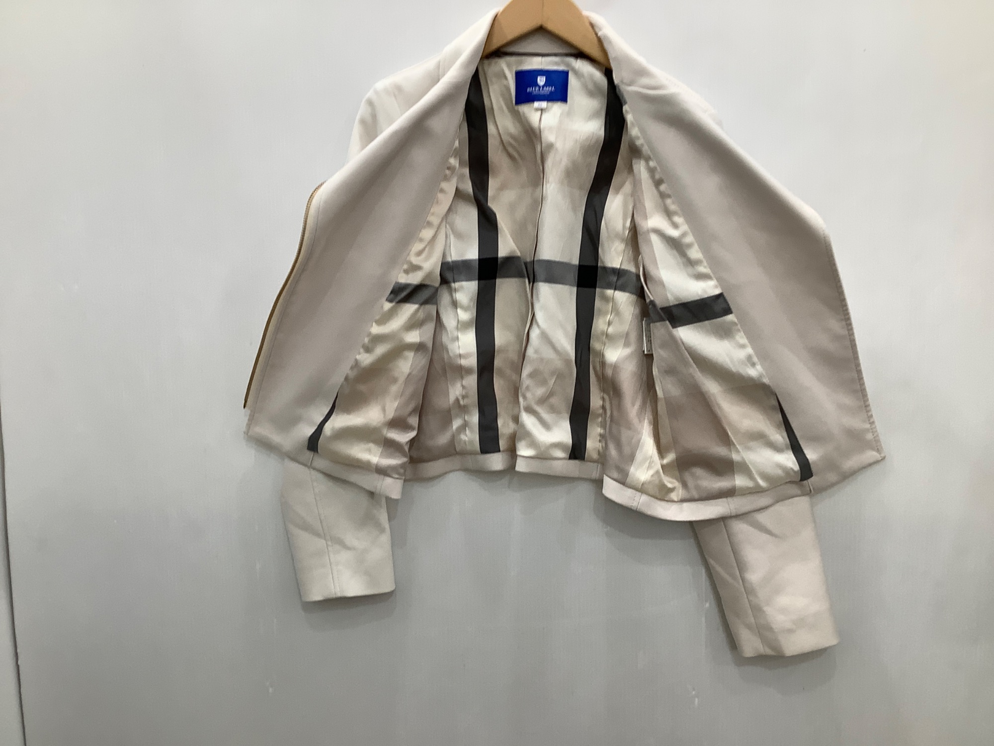 BLUE LABEL CRESTBRIDGE】ダブルライダースジャケット 買取入荷しま