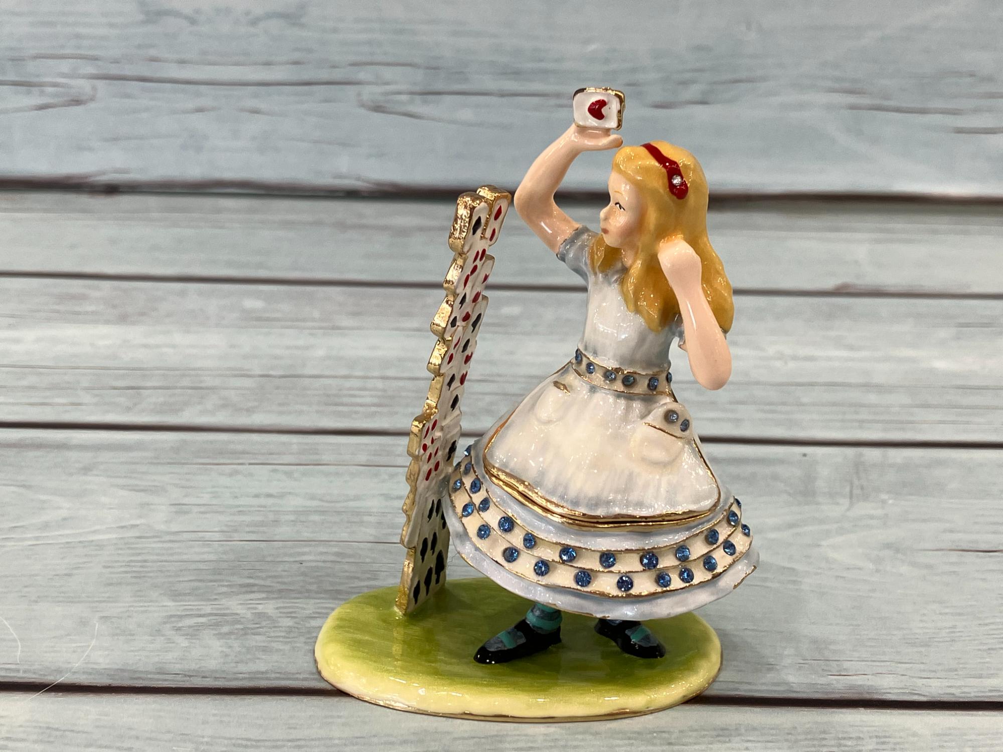 スマホで購入】ARORA 不思議の国のアリス エナメルボックスのご紹介