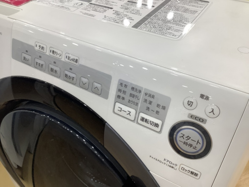 ドラム式洗濯機の家電