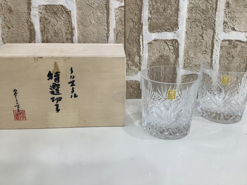 洋食器のペアオールドグラス