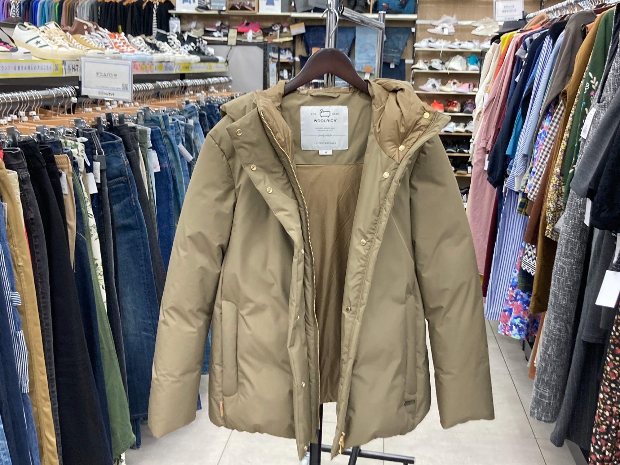 WOOLRICH×UNITED ARROWSのダウンジャケットが入荷いたしました