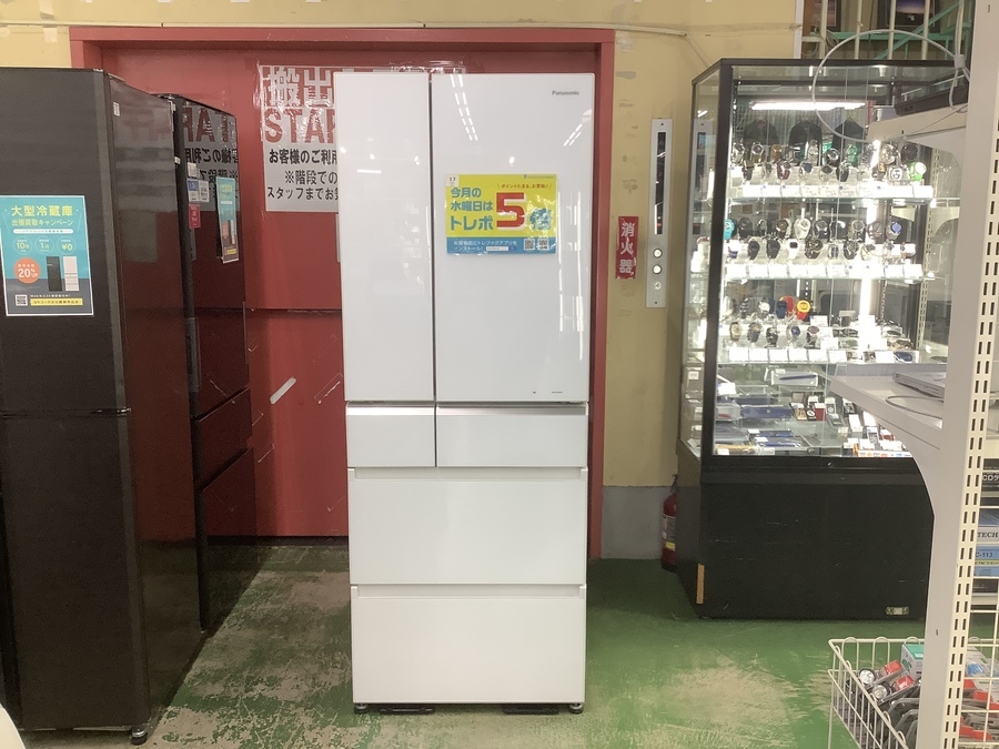 Panasonic(パナソニック)6ドア冷蔵庫 NR-F511PV-W 入荷しました 