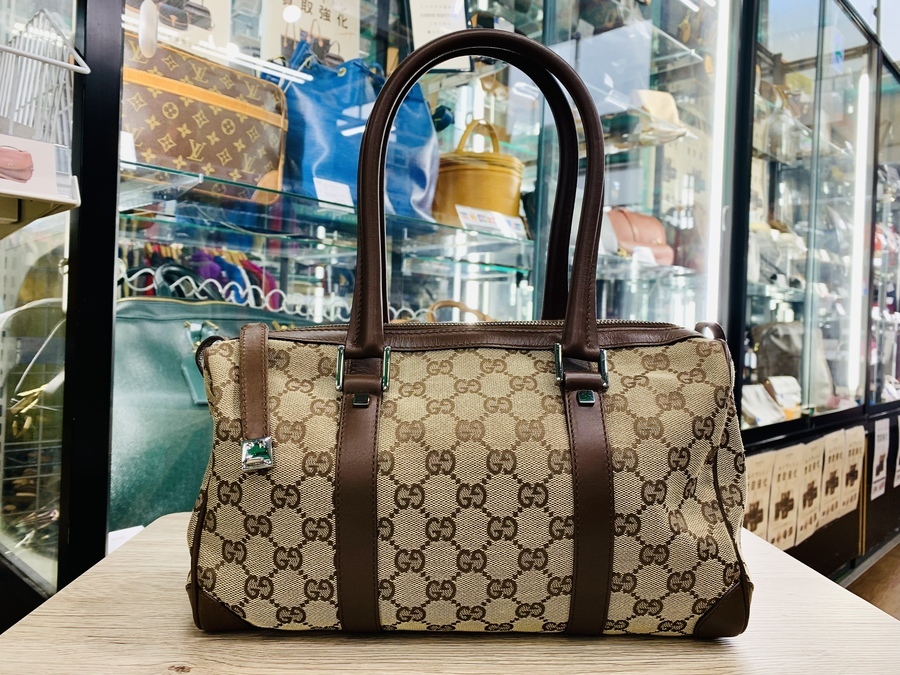 お出かけにぴったり♪】GUCCI（グッチ）ミニボストンバッグ