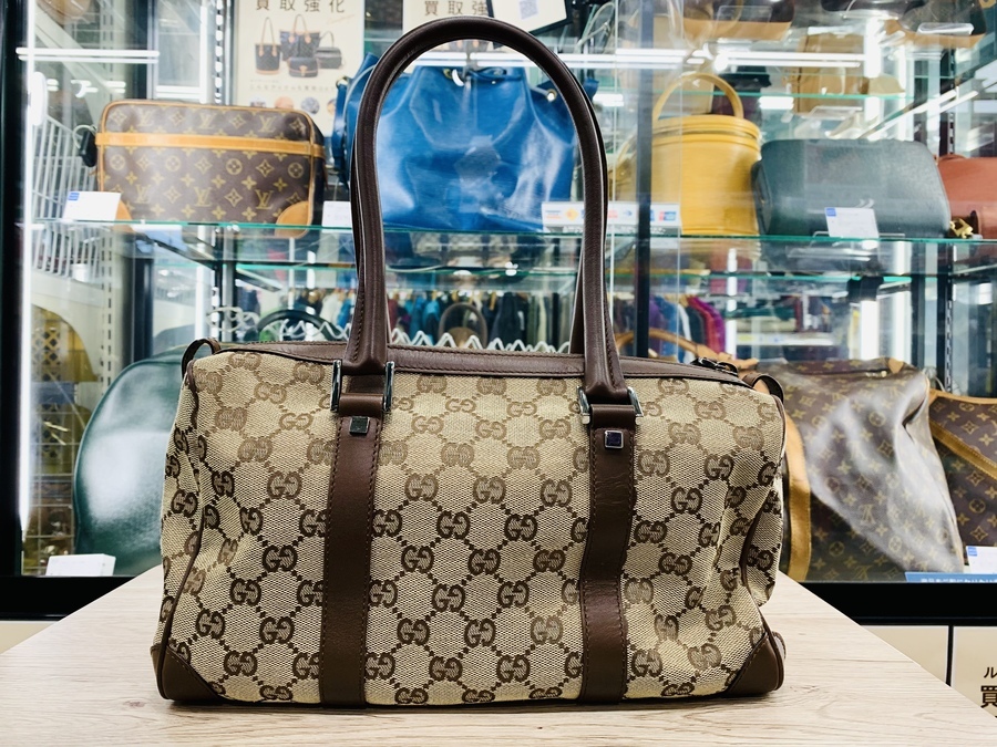 お出かけにぴったり♪】GUCCI（グッチ）ミニボストンバッグ