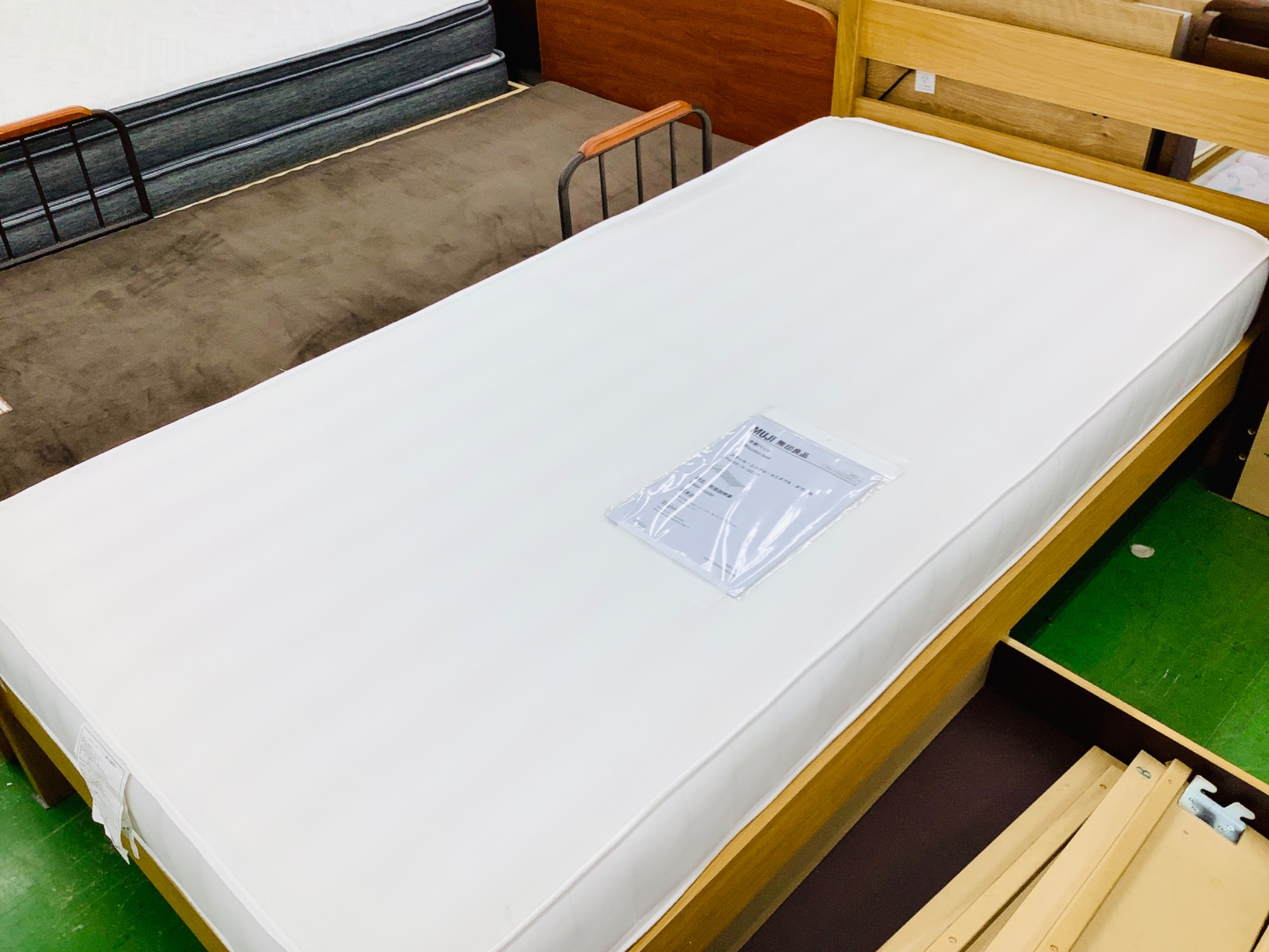 無印良品 高密度ポケットコイルマットレス・シングル 無印良品 高密度