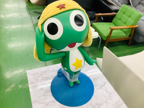 【未使用】でっかいケロロ軍曹 1/1等身大フィギュア　　激レア　早い者勝ち 大人気アニメ】ケロロ軍曹 1/1 等身大フィギュア 入荷しました