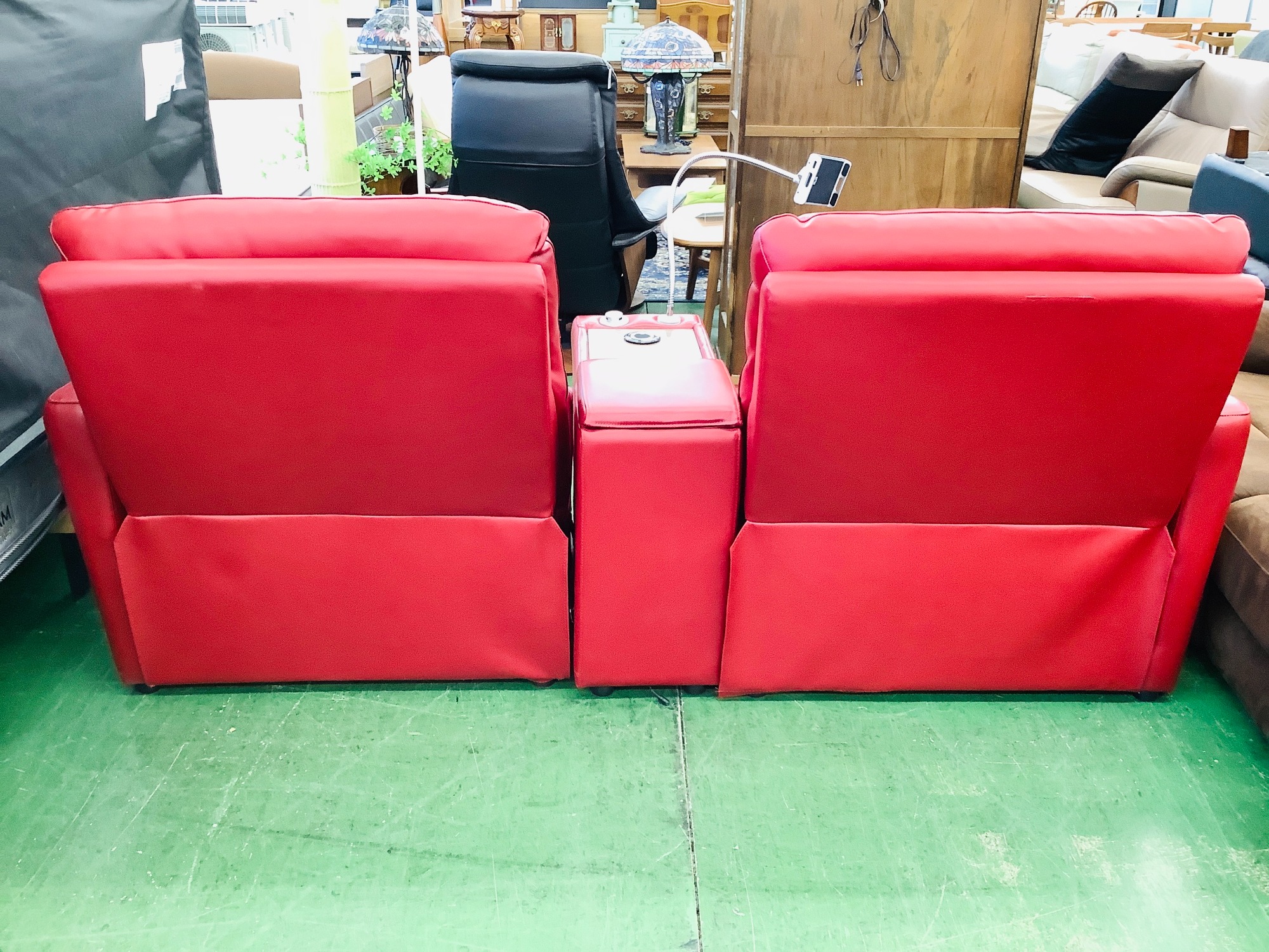 ★エリア内 送料無料 NITORI Nストラス RE リクライニング電動★ 楽天市場】【中古品】ニトリ 2人用電動本革リクライニング